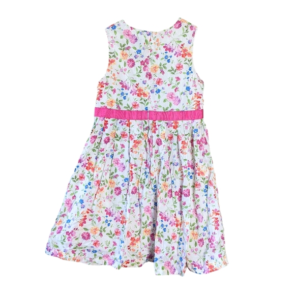 Lands' End Girls Floral Dress Size 10 - Picture 2 of 9
